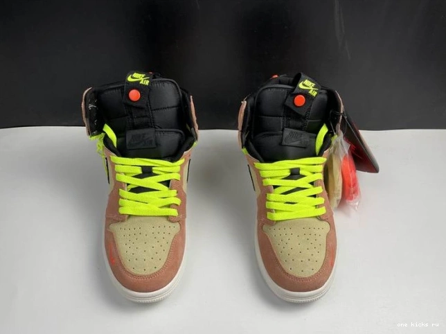 Rep Switch Air High 1 Peach Jordan CW6576-800 0702